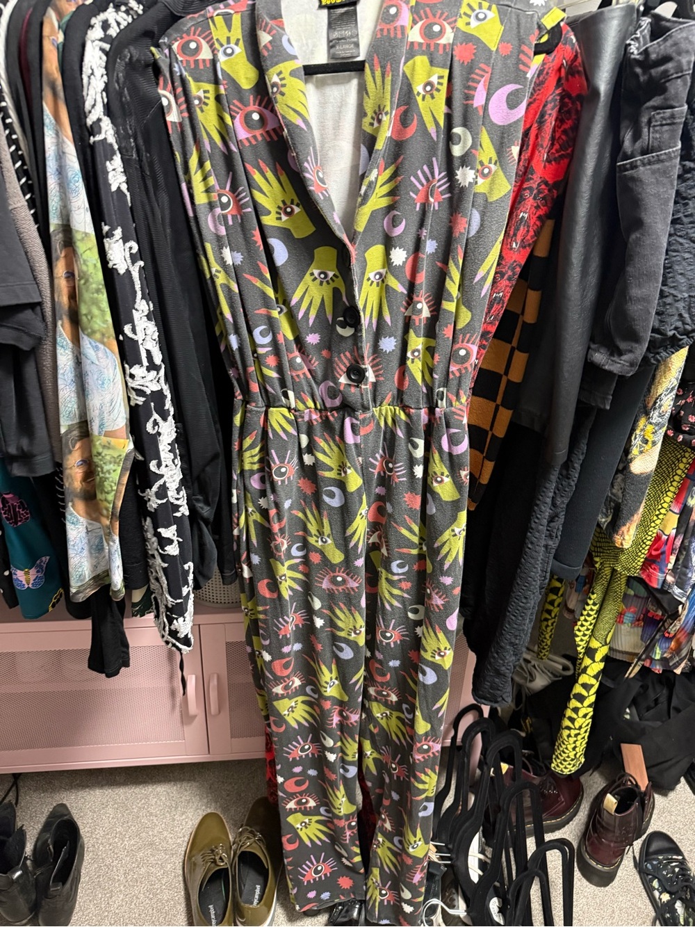 Nooworks Magic Suit Jumpsuit in spooky print